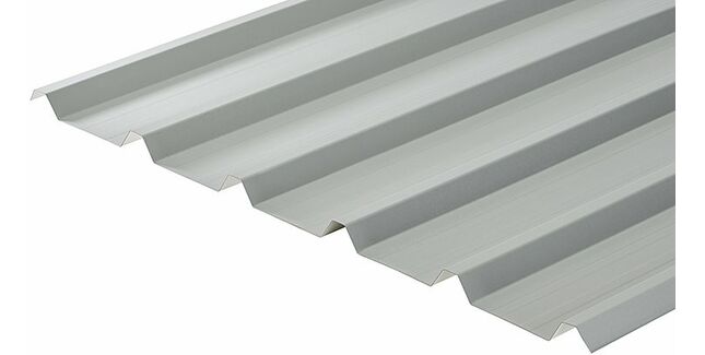 Cladco 32/1000 Box Profile 0.7mm Metal Roof Sheet - Light Grey (Polyester Paint Coated)