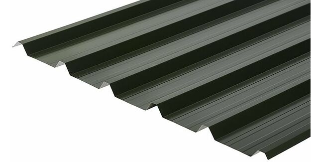 Cladco 32/1000 Box Profile Polyester Paint Coated 0.7mm Metal Roof Sheet - Juniper Green