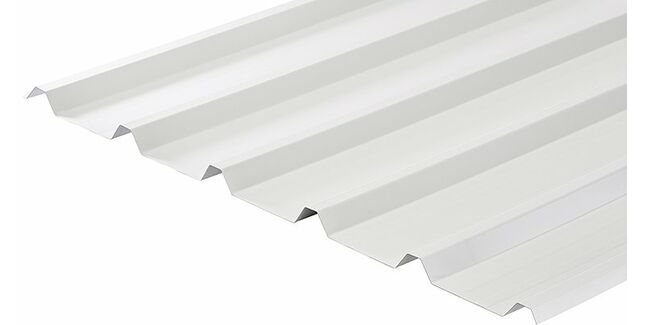 Cladco 32/1000 Box Profile 0.7mm Metal Roof Sheet - White (Polyester Paint Coated)