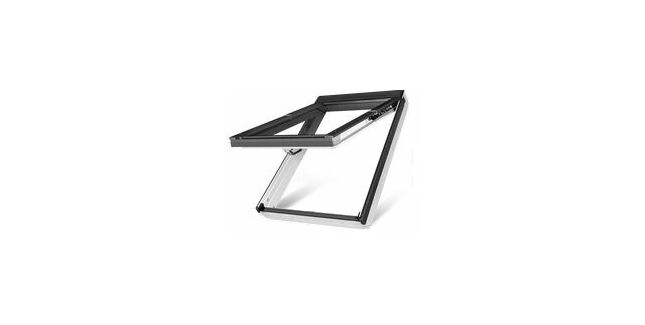 Fakro FPP-V P2 PreSelect Top Hung and Centre Pivot Glazing Roof Window - White Polyurethane