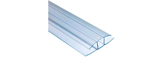 RoofPro Polycarbonate Roof Sheet H Joining Profile - Clear