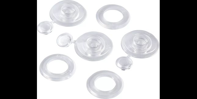 Solstice Clear Plastic Roof Sheeting Screw Caps (Pack of 50)