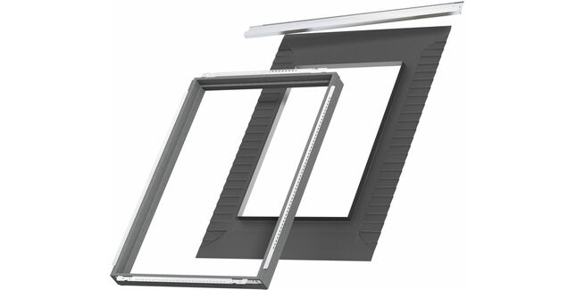 VELUX EDJ MK06 2500 Pro+ Conservation Recessed Tile Flashing Kit - 78cm x 118cm (Black)