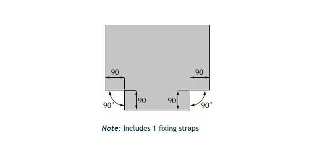 Sloping Coping Alumasc Skyline Standard Sloping Coping - T Junction Corner (Left Hand ...