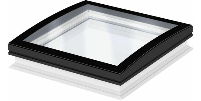 VELUX Solar Curved Glass Triple Glazed Rooflight - 120cm x 90cm (Includes Base Unit & Top Cover)