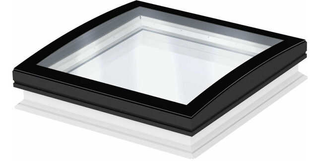 VELUX Solar Curved Glass Triple Glazed Rooflight - 120cm x 120cm (Includes Base Unit &amp; Top Cover)