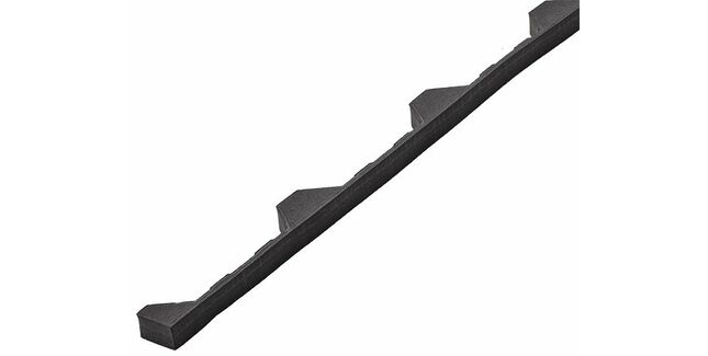 Cladco Profiled Foam Eaves Fillers to fit 32/1000 Supaseal (25mm) Black with 6mm base