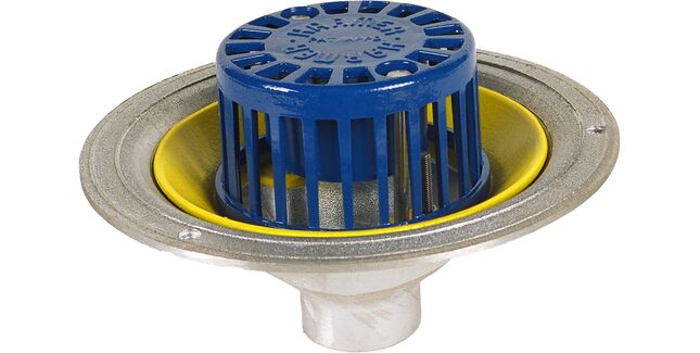 Harmer Anti Vortex Aluminium Vertical Threaded Drainage Outlet