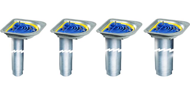 Harmer Large Balcony Extended Flushjoint Spigot Drain Outlets