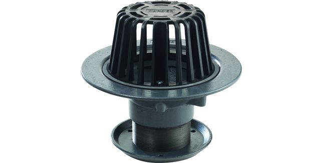 Harmer Cast Iron Medium Sump Vertical Spigot Double Flange Outlet