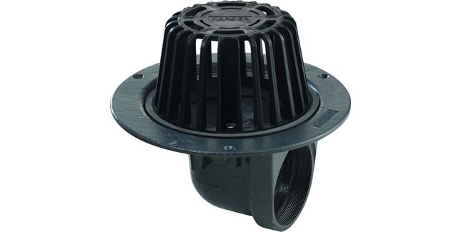Harmer Cast Iron Medium Sump Horizontal Threaded Drainage Outlet