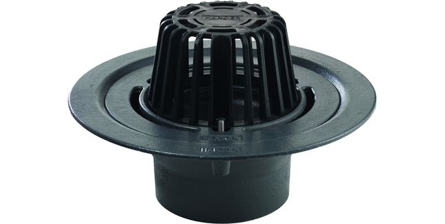 Harmer Cast Iron Large Sump Vertical Threaded Drainage Outlet