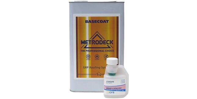Metrodeck Roofing Base 13302 Polyester Resin - Amber