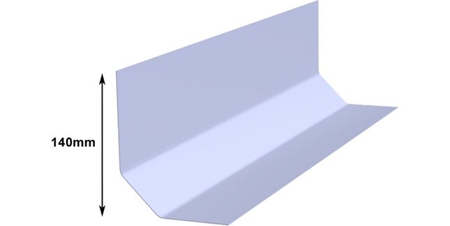 D260 Fillet Trim 3m - Grey