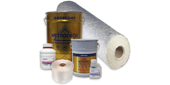 Metrodeck 2 Layer Fibreglass Roof Kit (Dark Admiralty Grey)