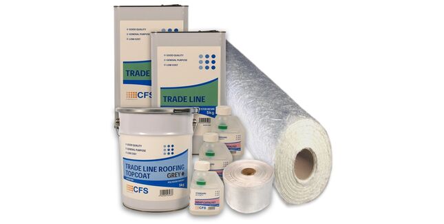 Trade Line Single Layer Fibreglass Roof Kit (Dark Grey)