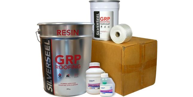 SilverSeel 2 Layer Fibreglass Roof Kit (Dark Admiralty Grey)