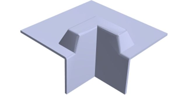 C4 Universal Internal Corner - Grey