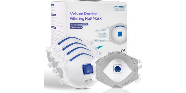 Disposable FFP3 Respirator Mask with Valve (Pack of 5)