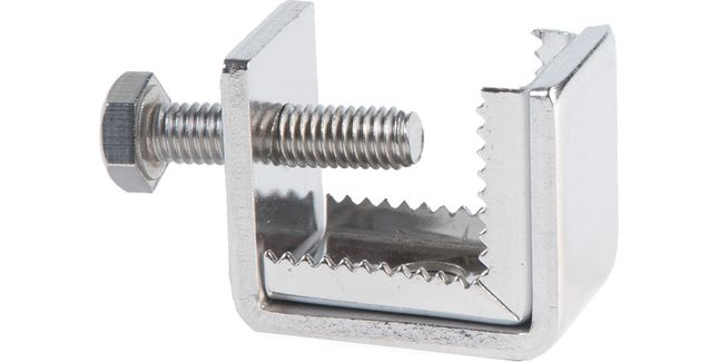 Netting Corner Fixing 0mm - 20mm Stainless Steel Beam Clamp (Pack of 10)