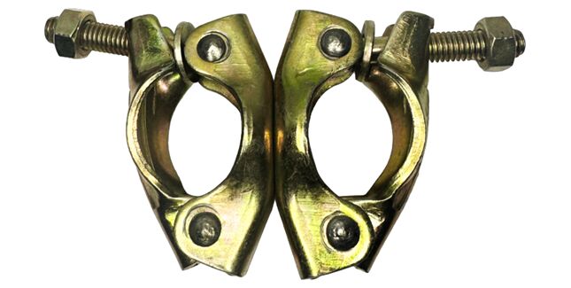 Pressed Steel BZP Swivel Coupler For 48.3mm - 50mm Tube