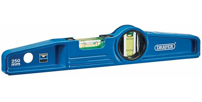 Draper Cast Boat Level 250mm - Blue