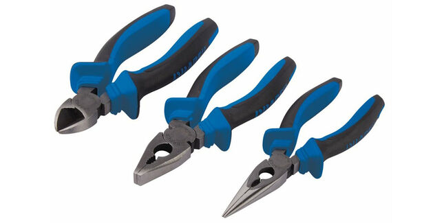 Draper Soft Grip Pliers Set (Pack of 3)