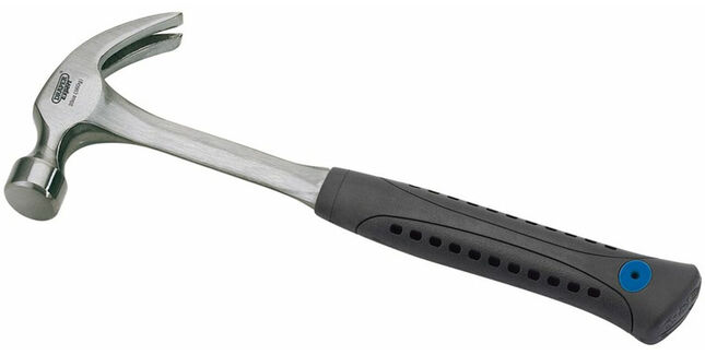 Draper Solid Forged Soft Grip Claw Hammer 560G - 20oz