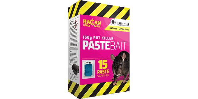 Racan Force Paste Rat Killer (15 x 10g Sachets)
