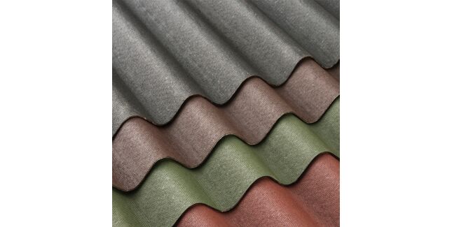 Coroline Corrugated Bitumen Roofing Sheet - 2000mm x 950mm x 2.6mm
