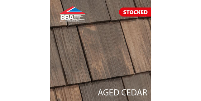 Tapco DaVinci Select Cedar Shake-Style Composite Roof Tiles - Pack of 22