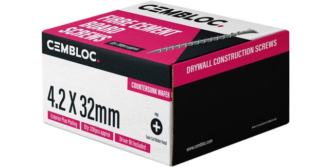 Cembloc FCB Self Drilling Fibre Cement Screws - Pack of 200