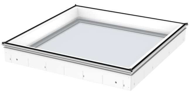 VELUX CFU 200060 0025Q Fixed Security Flat Roof Window Base Triple Glazed - 200cm x 60cm