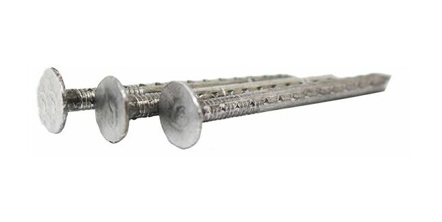 Samac Aluminium Clout Nails 50 x 3.35mm (10kg)