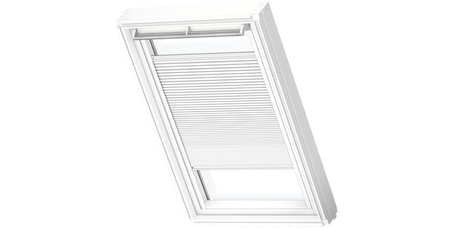 VELUX FHC CK02 1045SWL Manual Double Pleated Blind White WL