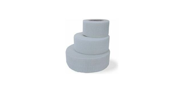 Rolls Self Adhesive Fibreglass Mesh Scrim Tape - W 5cm x L 90m