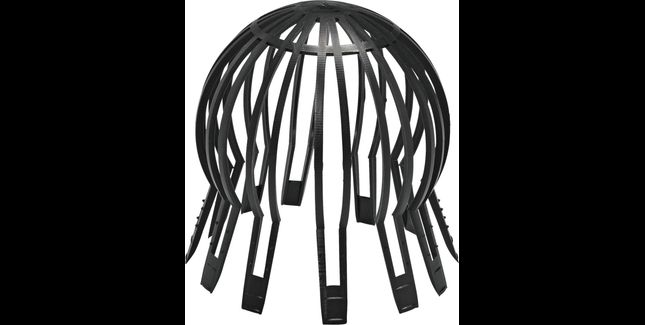 Wallbarn Universal Domed Plastic Roof Drain Leaf Guard
