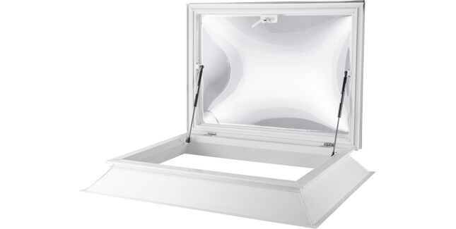 Coxdome Rooftop Entrance Double Skin Clear Polycarbonate Dome - 1000mm x 1000mm