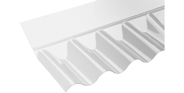 Vistalux 8/3" Cast Iron Wall Flashing PVC Clear - 710mm