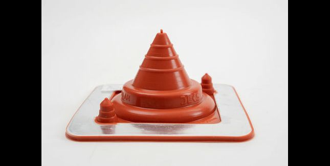 DEKS Dektite Solar #0 (0-35mm) Red Silicone Single Cable Flashing Collar