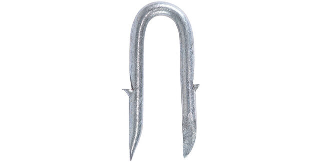 Timco Barbed Staples 40 x 4.00 - Galvanised  (TIMbag of 1kg)