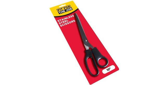 Rubberseal 10" Trade-Quality Stainless Steel Scissors