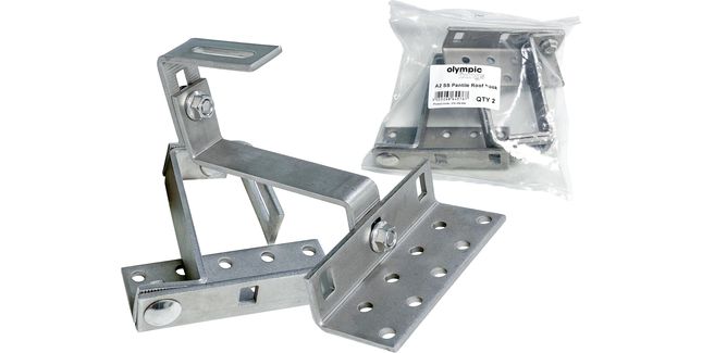 Olympic Fixings Pantile Roof Hook  A2 Stainless steel (Pack of 2)