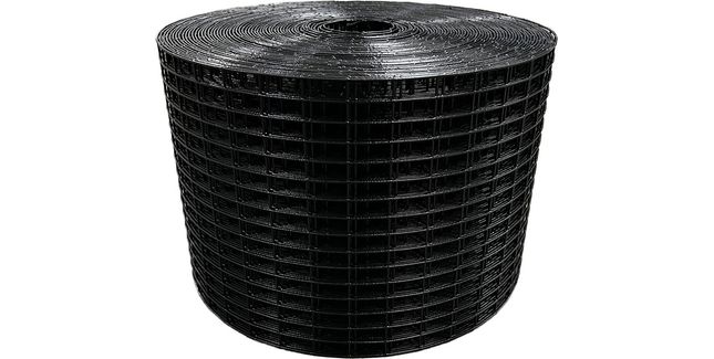 Pestfix Galvanised &amp; Black PVC Coated Solar Panel Mesh (30m)