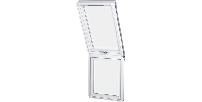 DAKEA 'Vertica Energy' White Painted Vertical Fixed Window