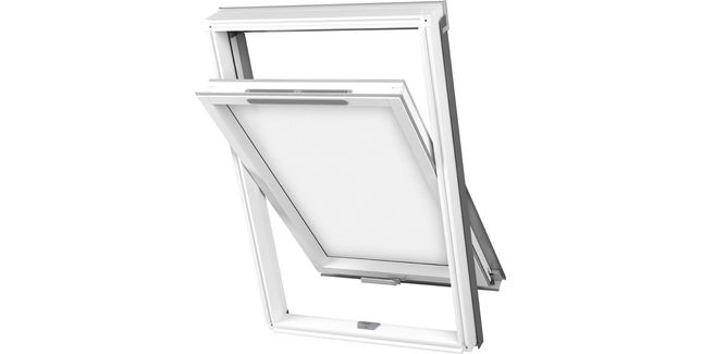 DAKEA 'Good' Opaque White Painted Centre Pivot Roof Window
