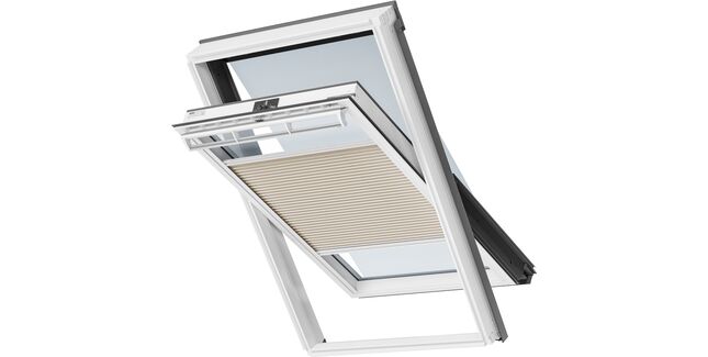 VELUX Pleated &amp; Awning Manual Blind Pack - Classic Sand (1259)
