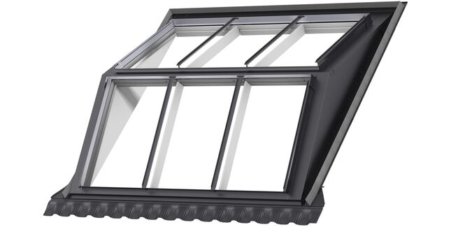 VELUX GGU MK06 SB0W32101 White Maintenance-Free 6 Window Dormer System - 78cm x 118cm