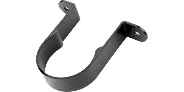 Alumasc Heritage Cast Aluminium Extruded Downpipe Clip - Textured Black