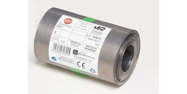 BLM Code 3 Roofing Lead Flashing Roll - 6m